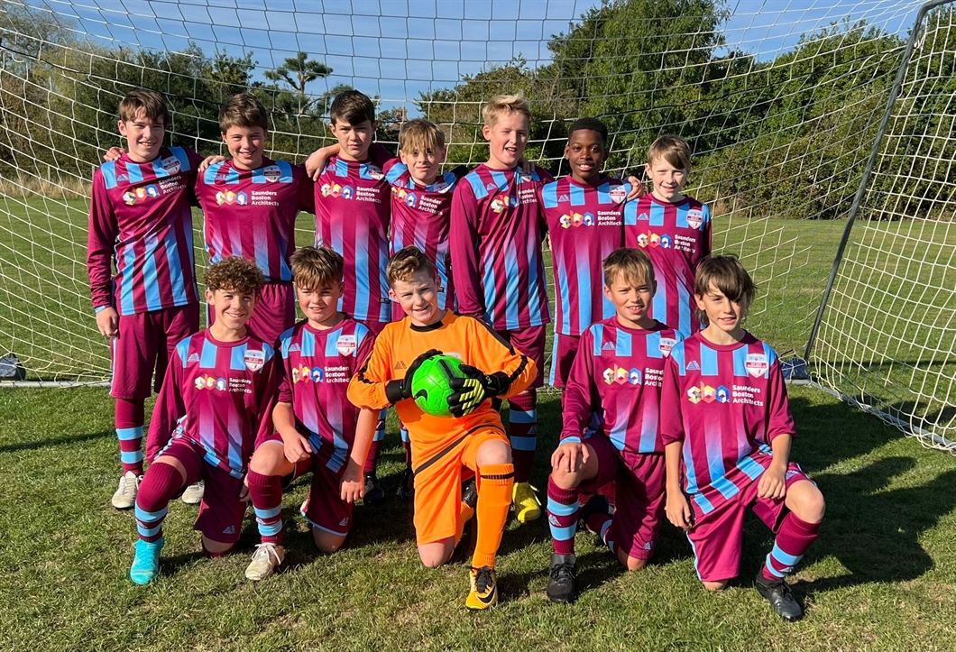 Saunders Boston Architects Sponsor Ely City Crusaders U12's Football Team