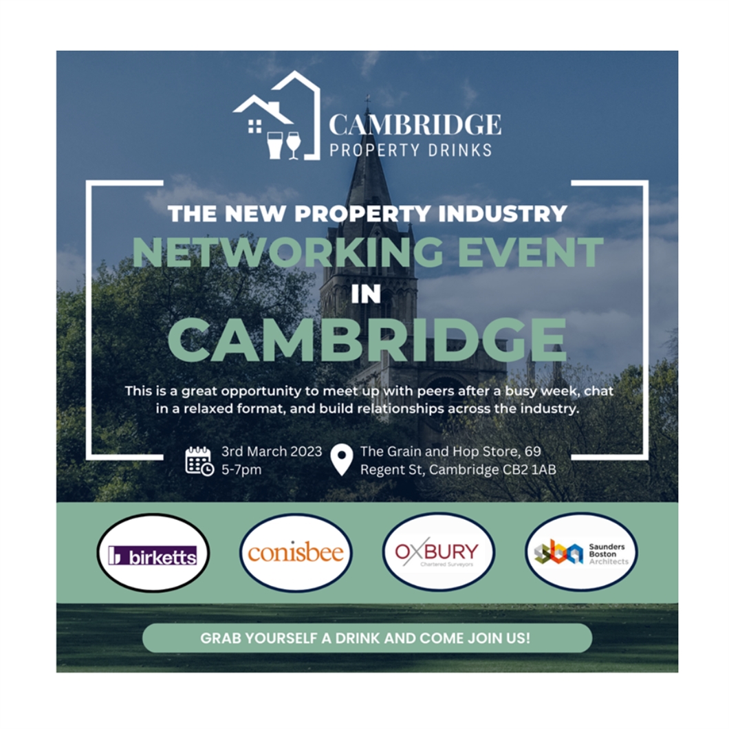 Cambridge Property Drinks networking event