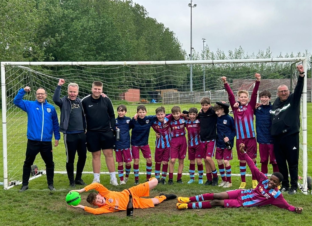 Saunders Boston Sponsored Ely City Crusaders U12's Crowned Champions of the League