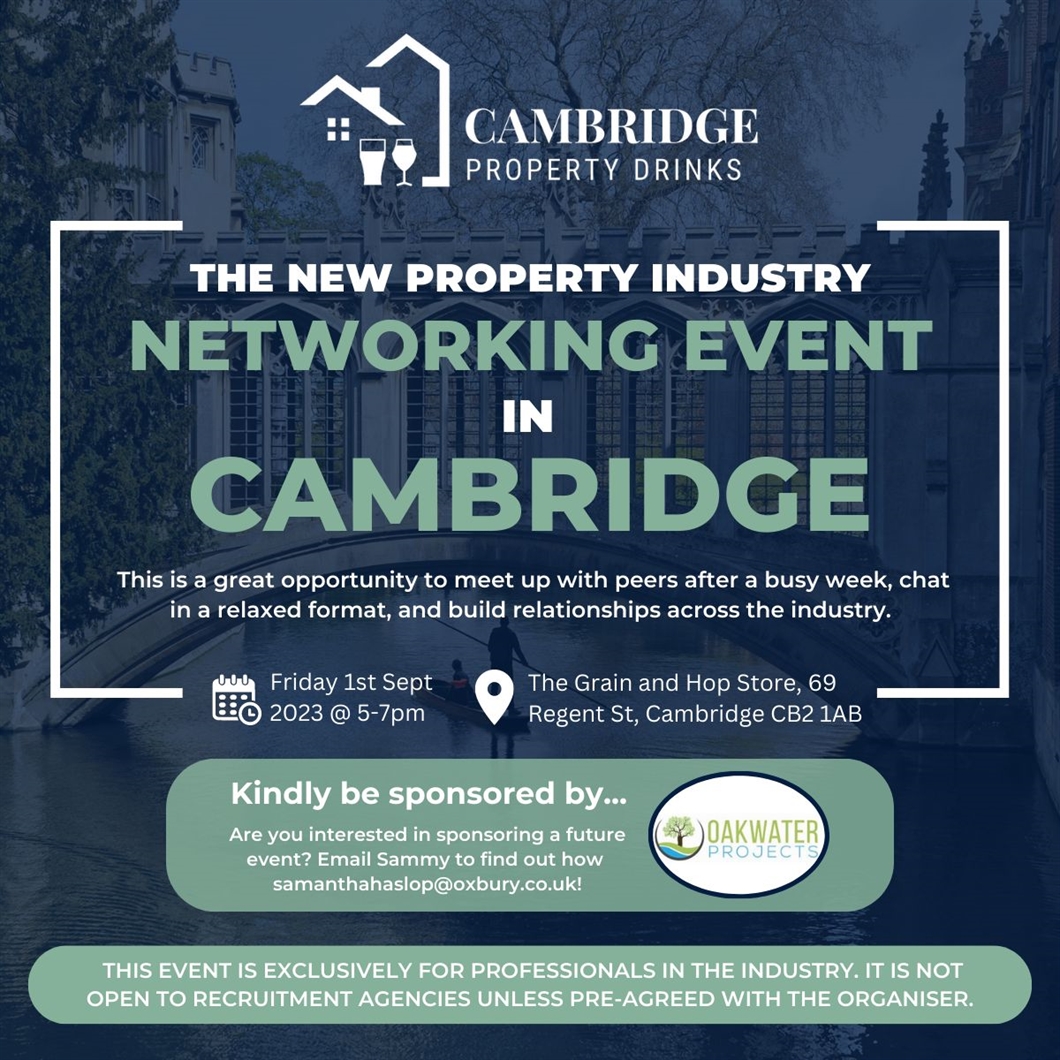 Cambridge Property Drinks Event!