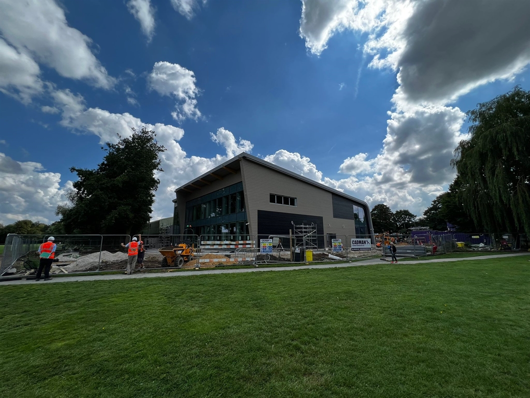 Site Progress at Hartham Leisure Centre