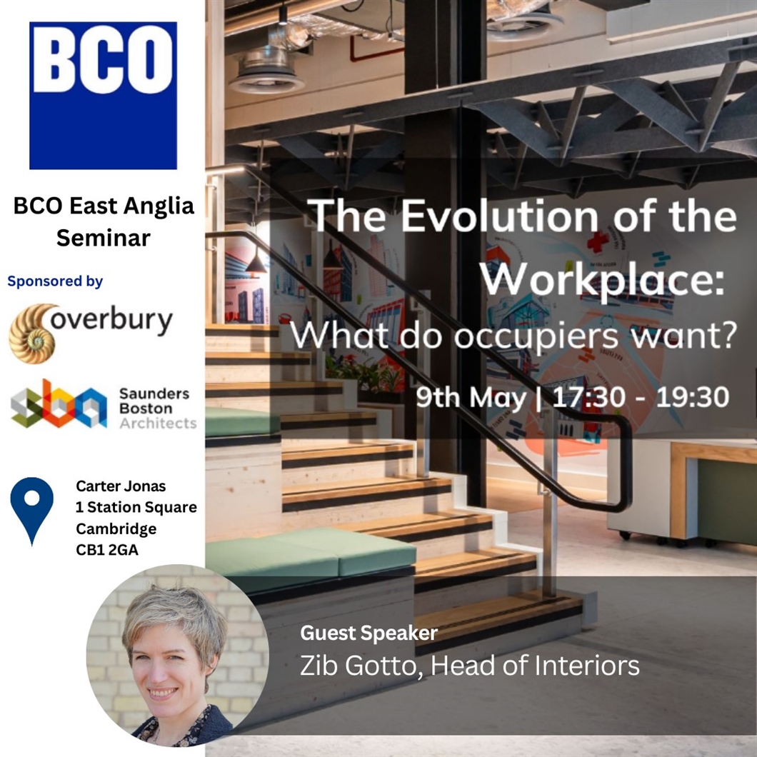 Join us at the BCO Event  on Thursday 9th May